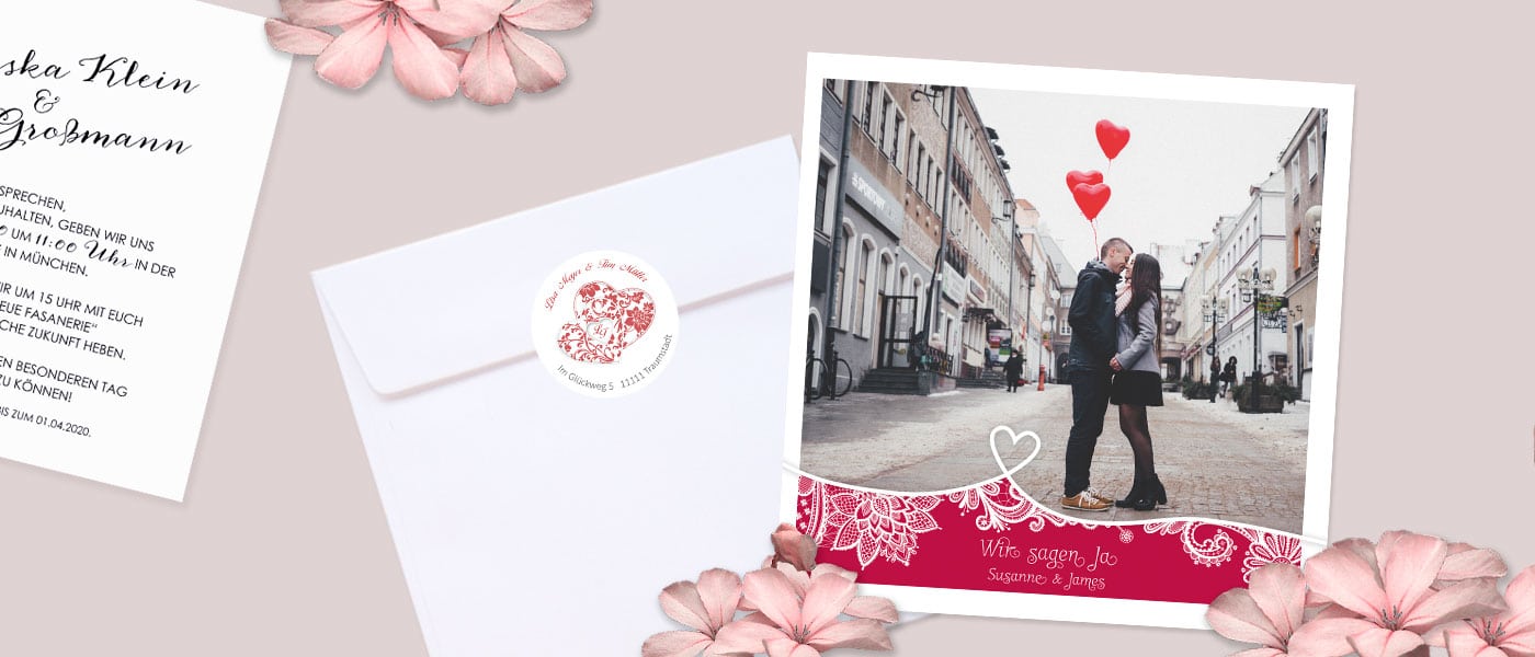 Hochzeitseinladungen Online Gestalten Mit Meine Hochzeitsdeko De In Hochzeiten Feiern